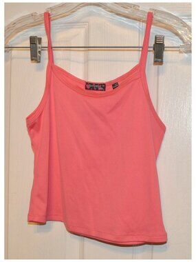 "Tempted Girls" Brand Hot Pink Pullover Top Blouse Shirt Sleeveless Child Size L
